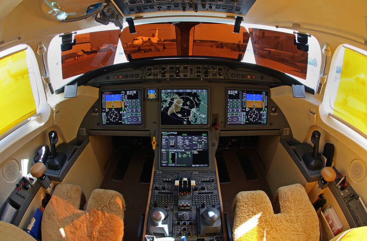 volo privato sul Dassault Falcon 7X